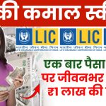 सिर्फ एक बार लगाएं पैसा... जीवनभर मिलेगी ₹1 लाख की पेंशन, LIC की कमाल स्कीम!